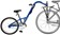 Burley Kazoo Trailercycle - Single-Speed, Blue
