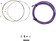 Jagwire Universal Sport Brake Cable Kit, Purple 