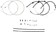 Jagwire Road Elite Link Brake Cable Kit SRAM/Shimano with Ultra-Slick Uncoated Cables, Black 