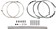Jagwire Road Elite Link Brake Cable Kit SRAM/Shimano with Ultra-Slick Uncoated Cables, Black 