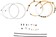 Jagwire Road Elite Link Brake Cable Kit SRAM/Shimano with Ultra-Slick Uncoated Cables, Gold 
