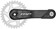 TRP CK-9050 EVO Crankset - 165mm, 12-Speed, For 68/73mm Frame BB, DM CINCH Chainring Interface, 30mm Spindle, Carbon, Black/Silver 