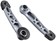 e*thirteen Helix Race Alloy e*spec Crank Arm Set - BOSCH Gen4-Brose S Mag-TQ HPR50, 26.5mm Offset, 160mm, with Self Extractor, Silver