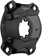 SRAM RED/Force AXS Power Meter Spider - 107 BCD, 8-Bolt Crank Interface, 1x/2x, Black, D1






