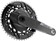 SRAM Force AXS Power Meter Crankset - 165mm, 12-Speed, 48/35t Thread Mount, 8-Bolt PM Spider, DUB Spindle, Carbon, E1