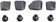 Shimano Ultegra R8000 Chainring Cap and Bolt Set for 46/36t chainring Set