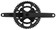 Samox G3s Crankset - 175mm, 9-10 Speed, 48/32t, 104/64bcd, JIS Square Taper, Black