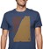 Black Diamond Block Print Mountain Tee - Ink Blue, Men's, Small 