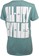 All-City Week-Endo Women's T-Shirt - Seafoam, White, X-Large 