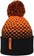45NRTH Last Light Pom Hat - Orange/Black, One Size 