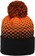 45NRTH Last Light Pom Hat - Orange/Black, One Size 