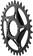RaceFace Narrow Wide Direct Mount CINCH Steel Chainring - for Shimano 12-Speed, requires Hyperglide+ compatible chain, 34t, Black







