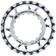 Gates Carbon Drive CDX CenterTrack Front Sprocket - 24t, For Bosch GEN 2, Silver