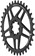 Wolf Tooth Elliptical Direct Mount Chainring - 32t, SRAM Direct Mount, Drop-Stop B, For SRAM 8-Bolt Cranksets, 3mm Offset, Black