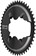 Wolf Tooth Aero Direct Mount 1x Chainring - 46t, 4-Bolt, Drop-Stop ST, Compatible with Shimano Dura-Ace R9200/R9200-P Only, Black