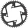 Full Speed Ahead Ebike MegaTooth Chainring for Bosch Gen 4 - 46t, 104 BCD, 4-Bolt, Aluminum, Black