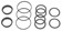 Chris King ThreadFit T47 30i Bottom Bracket with Fit Kit 5 - T47, For 30mm Spindles, Black