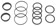 Chris King ThreadFit T47 30x Bottom Bracket with Fit Kit 5 - T47, For 30mm Spindles, Black