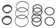 Chris King ThreadFit T47 30x Bottom Bracket with Fit Kit 5 - T47, For 30mm Spindles, Red