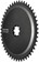 Wolf Tooth Aero Direct Mount Chainring - 48t, Direct Mount SRAM 8-Bolt, Drop-Stop B, Black