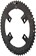 Easton Asymmetric Chainring: 4-Bolt, 11-Speed, 53t, Black