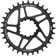 Wolf Tooth Direct Mount Chainring - 34t, SRAM Direct Mount, Drop-Stop B, For SRAM 3-Bolt Boost Cranks, 3mm Offset, Black