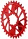 Wheels Manufacturing Direct Mount Chainring - 32t, SRAM 3-Bolt Direct Mount, 3mm Offset, T-Type Chain Compatible, Red