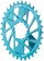 Wheels Manufacturing Direct Mount Chainring - 32t, SRAM 3-Bolt Direct Mount, 3mm Offset, T-Type Chain Compatible, Teal
