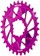 Wheels Manufacturing Direct Mount Chainring - 30t, SRAM 3-Bolt Direct Mount, 3mm Offset, Compatible with Hyperglide+ Chain, Purple