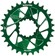 Wheels Manufacturing Direct Mount Chainring - 30t, SRAM 3-Bolt Direct Mount, 3mm Offset, Compatible with Hyperglide+ Chain, Green