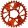 Wheels Manufacturing Direct Mount Chainring - 32t, SRAM 3-Bolt Direct Mount, 3mm Offset, Compatible with Hyperglide+ Chain, Orange