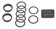 Chris King ThreadFit 30 Bottom Bracket with Fit Kit 2 - English, For DUB Road, Red
