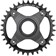 Shimano STEPS SM-CRE80-12-B Chainring - 34T Without Chainguard, 55mm Chainline, Black