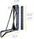Delta Pivot Wall Mounted Bike Storage Rack - 1 Bike, Matte Black