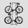 Delta 4-Bike Free Standing Rack With Basket