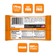 Bonk Breaker Energy Chews - Tangerine Orange, Box of 10 Packs