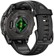 Garmin fenix 8 Smartwatch - 43mm, AMOLED, Sapphire, Carbon Gray DLC Titanium with Black/Pebble Gray Silicone