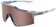 100% Speedcraft Sunglasses - Soft Tact Stone Gray, HiPER Crimson Silver Mirror Lens






