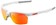 100% Sportcoupe Sunglasses - Soft Tact White, HiPER Red Multilayer Mirror Lens 