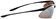 ONE Tightrope Polarized Sunglasses: Shiny Black with Brown Silver Flash Lens