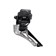 Shimano Dura-Ace FD-R9250 Di2 Front Derailleur - 2x12-Speed, Braze-on, Down Swing, For 50-55t Max, Black/Silver