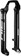 RockShox Lower Leg - 29 15x110 Boost Gloss Black -Sid (35mm) Ultimate 100-120mm C1 (2021)