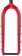 Surly Dinner Fork - 27.5", 15x110mm Thru-Axle, 1-1/8" Straight Steerer, 420mm Axle To Crown, Steel, Pile of Bricks Red
