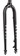 Surly Preamble Fork - 700c, QRx100mm, 1-1/8" Straight Steerer, Black