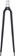 Ritchey Comp Carbon Road Fork - 700c, QR, 1", Aluminum Steerer, UD Matte Black 