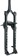 Manitou Machete Suspension Fork - 29", 100 mm, 15 x 110 mm, 44mm Offset, Matte Black