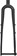 Ritchey WCS Carbon Brevet Road Fork - 700, 12 x 100mm Thru-Axle, Straight Steerer, Flat Mount, Matte Carbon