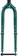 Surly Straggler Thru-Axle Fork - 650b, 390mm, 1-1/8" Straight Steerer, Steel, Subtropic Algae