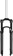 SR Suntour X1 Suspension Fork - 29", 100, 1-1/8" Steerer Tube, 100mm Travel, Disc, Black