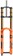 FOX 40 Factory Suspension Fork - 29", 203 mm, 20TA x 110 mm, 52mm Offset, GRIP X2 Damper, Shiny Orange